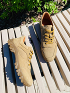 Кросівки чоловічі тактичні ShoesBand Пісочні Натуральний нубук + перфорована шкіра з німецької шкіряною підкладкою 42 (27,5 см) (S38011) - зображення 8