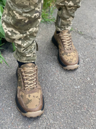 Кроссовки мужские тактические ShoesBand Коричневые Натуральный нубук с текстильной сеткой 42 (27,5-28 см) (S32001-1) - изображение 3