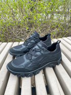 Кросівки чоловічі тактичні ShoesBand Чорні Натуральна шкіра з текстильною сіткою 43 (28-28,5см) - зображення 4