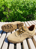 Кросівки чоловічі тактичні ShoesBand Пісочні Натуральний нубук + перфорована шкіра з німецької шкіряною підкладкою 44 (29 см) (S38011) - зображення 3