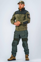 Військова тактична кофта флісова Soldier колір олива 46 розмір - зображення 1