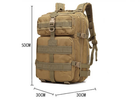 Рюкзак тактический Smartex 3P Tactical 45 ST-047 khaki - изображение 7