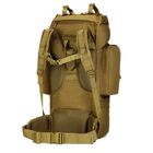 Рюкзак тактичний військовий Protector plus S422 65л із системою Molle coyote brown - зображення 3