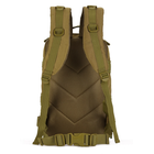 Рюкзак тактичний військовий Protector plus S411 40л із системою Molle coyote brown - зображення 2
