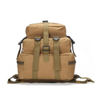 Рюкзак тактический на 30 л, 48х25х23 см с креплением Molle / Штурмовой военный рюкзак Койот - изображение 2