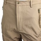 Тактические штаны Lesko B001 Sand (2XL) утолщенные однотонные мужские с теплой подкладкой - изображение 4