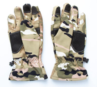 Тактические зимние перчатки Outdoor Tactics Winter Soft размер L. Мультикам. - изображение 6