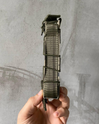 Штурмовой подсумок под магазин АК одинарный открытый пластиковый с системой молли 15х8 см пиксель - изображение 2