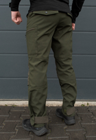Утеплённые тактические штаны на флисе L modern khaki fleece - изображение 5
