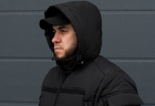Куртка зимняя тактическая на молнии с капюшоном XL polk black - изображение 13