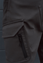 Утеплені тактичні штани на флісі soft shell S gray fleece - зображення 12