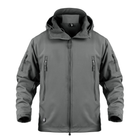 Тактична куртка / вітровка Pave Hawk Softshell grey XS - зображення 1