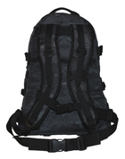 Походный тактический рюкзак с органайзером и поясным ремнем на 40 л Кордура 1200 ден чёрный Атакс - изображение 4