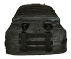 Похідний тактичний рюкзак з органайзером та поясним ременем на 40 л Кордура 1200 ден чорний - зображення 5