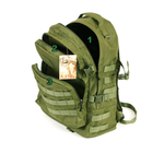 Похідний тактичний рюкзак на 40 літрів олива - зображення 5