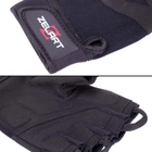 Рукавички тактичні без пальців, рукавички, рукавички багатоцільові розмір M Чорні SB-161591 - зображення 7