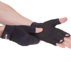 Перчатки тактические без пальцев , военные перчатки, перчатки многоцелевые размер XL Черные SB-161591 - изображение 4