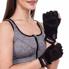 Рукавички тактичні без пальців, рукавички, рукавички багатоцільові розмір M Чорні SB-161591 - зображення 11