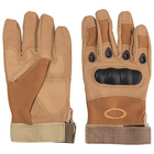 Тактичні рукавички із закритими пальцями та посиленим протектором розмір XL хакі GLG2205 - зображення 3