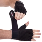 Тактические перчатки без пальцев , военные перчатки, перчатки многоцелевые размер XXL Черные SB-161070 - изображение 3