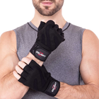 Тактические перчатки без пальцев , военные перчатки, перчатки многоцелевые размер S Черные SB-161070 - изображение 8