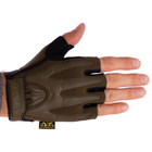 Перчатки тактические с открытыми пальцами MECHANIX WEAR оливковые Размер XL BC-4673 - изображение 5