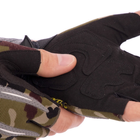 Перчатки тактические с открытыми пальцами MECHANIX WEAR камуфляж Размер XL BC-4673 - изображение 3