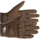 Тактические перчатки с закрытыми пальцами SILVER KNIGHT Размер L оливковый BC-7052 - изображение 1
