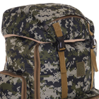 Тактический военный рюкзак туристический бескаркасный RECORD V=50л зеленый пиксель TY-096 - изображение 5