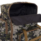 Тактический военный рюкзак туристический бескаркасный RECORD V=50л зеленый пиксель TY-096 - изображение 7