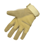 Перчатки мужские тактические с защитой OKLAI 705 XL Sand Khaki - изображение 7