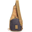 Рюкзак тактический патрульный однолямочный сумка-слинг тактическая SILVER KNIGHT V-20л khaki TY-098 - изображение 3