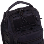 Рюкзак тактический патрульный однолямочный сумка-слинг тактическая SILVER KNIGHT V-7 л black TY-098 - изображение 10