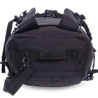 Рюкзак-сумка трансформер тактичний рейдовий SILVER KNIGHT V-40л black TY-186-BK - зображення 5