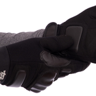 Тактические перчатки с закрытыми пальцами SILVER KNIGHT Размер L черный BC-7052 - изображение 3
