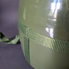 Алюминиевая фляга для воды 2,5 литра армейская походная для рыбака военная TACTICAL Оливковая (9194-2_5) - изображение 4