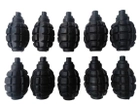 Набор резиновых тренировочных гранат макет 10 шт - изображение 1