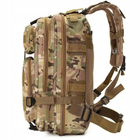 Тактический штурмовой военный рюкзак B02 25л мультикам - изображение 3