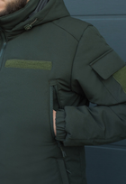 Куртка тактична зимова на блискавці з капюшоном M polk khaki - зображення 10