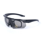 Тактические очки Crossbow со сменными линзами Black - изображение 1