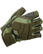 Рукавички тактичні KOMBAT UK Alpha Fingerless Tactical Gloves, мультікам, XL - изображение 1