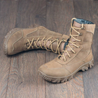 Берці зимові черевики тактичні чоловічі, туфлі тактичні чоловічі берці зимові, натуральна шкіра, розмір 46, Bounce ar. BL-HK-1046, колір хакі - зображення 6
