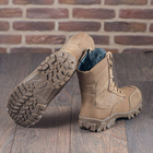 Берці зимові черевики тактичні чоловічі, туфлі тактичні чоловічі берці зимові, натуральна шкіра, розмір 40, Bounce ar. BL-HK-1040, колір хакі - зображення 5
