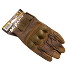 Тактические сенсорные перчатки палые Mechanix M-Pact Песок M (E-0011-3)