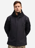 Тактическая куртка утепленная Grifon Squad Soft Shell 1220806 50 Черная (ROZ6400158941) - изображение 1