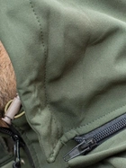 Тактическая куртка утепленная Grifon Squad Soft Shell 1221132 54 Хаки (ROZ6400158937) - изображение 4
