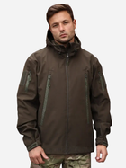 Тактическая куртка утепленная Grifon Squad Soft Shell 1220809 46 Коричневая (ROZ6400158945) - изображение 1