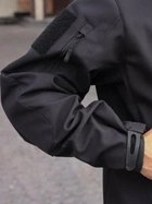 Тактическая куртка утепленная Grifon Squad Soft Shell 1220806 50 Черная (ROZ6400158941) - изображение 6