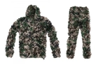 Костюм Ultimate Tactical Ghillie Suit Camouflage Suit Set Digital Woodland - зображення 1