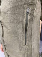 Флісова кофта чоловіча, фліска тактична захисна олива Bikatex розмір 3Xl - зображення 2